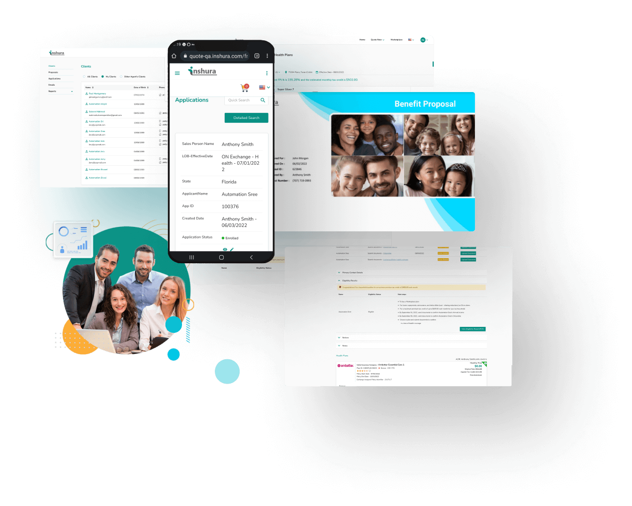 Inshura - Health Insurance quoting and enrollment software