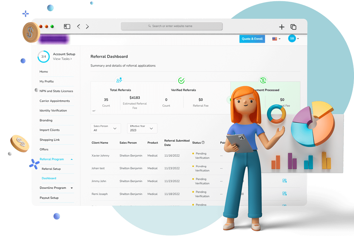 Referral Dashboard