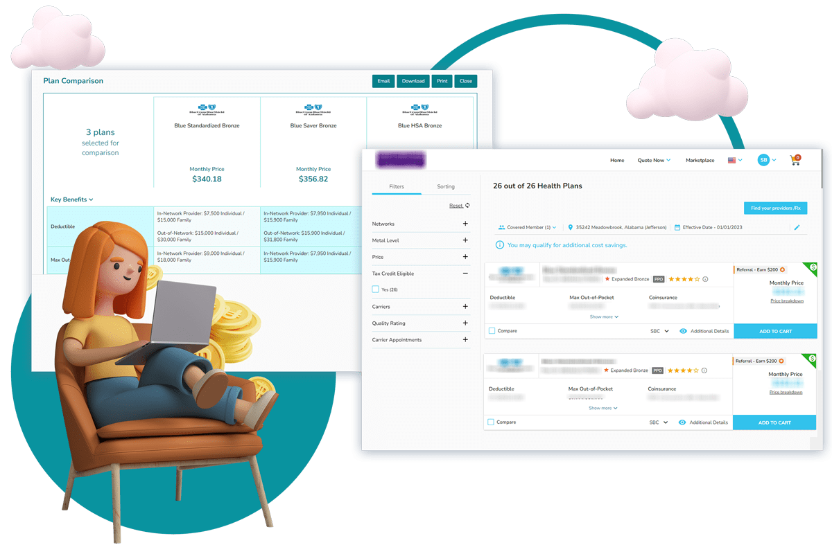 Search Filter And Compare Plans